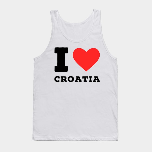 I love Croatia Tank Top by richercollections